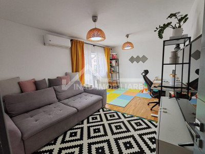 Apartament cu 2 camere, finisat mobilat modern, cartier Zorilor
