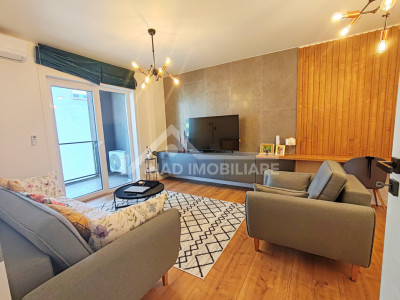 Apartament 2 camere, mobilat si utilat modern, 2 parcari, Calea Turzii