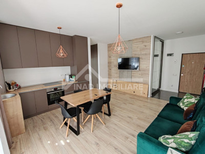 Apartament 2 camere modern, terasa de 25mp, parcare, zona Iulius Mall