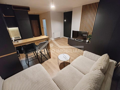Apartament cu 2 camere, mobilat modern, parcare, Strada Tineretului