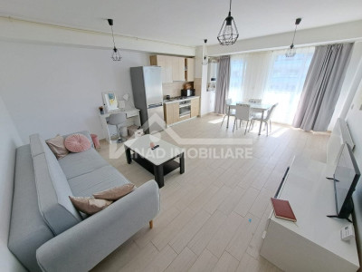 Apartament cu 2 camere, mobilat modern, balcon 14mp, WEST SIDE